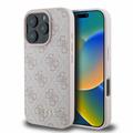 Carcasa Híbrida Guess 4G Metal Gold Logo para iPhone 16 Pro