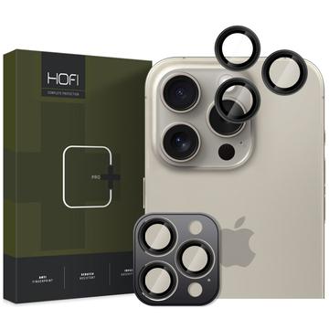 Protector de Lente de Cámara Hofi Camring Pro+ para iPhone 16 Pro/16 Pro Max - Borde Negro