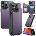 Funda iPhone 16 Pro Max Caseme C22 RFID Card Wallet - Morado