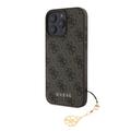 Carcasa Híbrida Guess 4G Charms Collection para iPhone 16 Pro Max