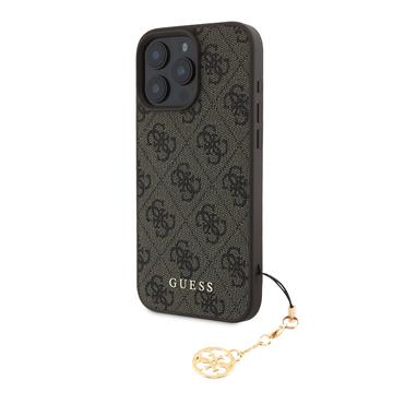 Carcasa Híbrida Guess 4G Charms Collection para iPhone 16 Pro Max