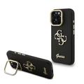 Funda con marco para cámara de pie iPhone 16 Pro Max Guess Grained 4G Logo