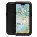 Funda Híbrida Love Mei Powerful para iPhone 16 Pro Max - Negro