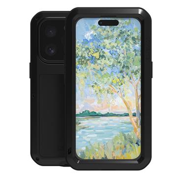 Funda Híbrida Love Mei Powerful para iPhone 16 Pro Max - Negro