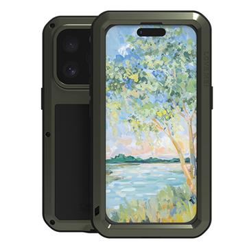 Funda Híbrida Love Mei Powerful para iPhone 16 Pro Max - Verde