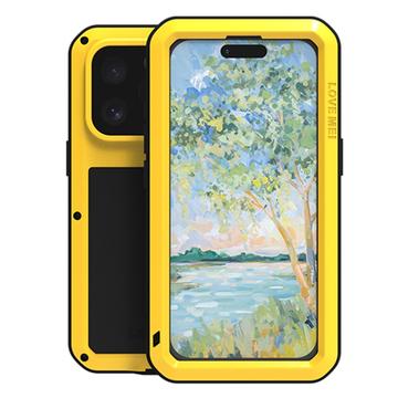 Funda Híbrida Love Mei Powerful para iPhone 16 Pro Max - Amarillo