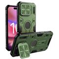 Funda híbrida Nillkin CamShield Armor Prop para iPhone 16 Pro Max - Compatible con MagSafe - Verde