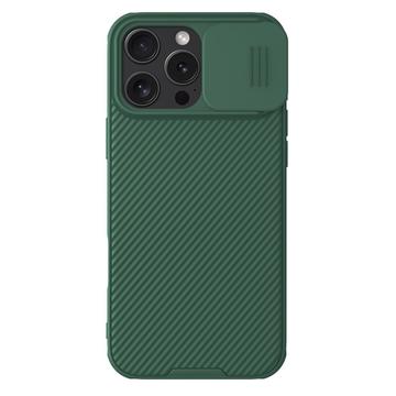 Carcasa Híbrida Nillkin CamShield Pro para iPhone 16 Pro Max - Verde