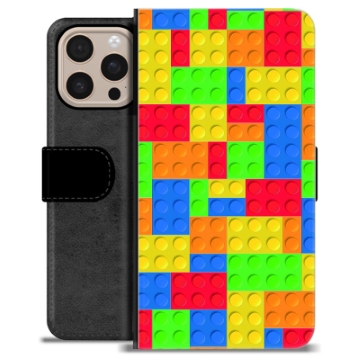 Funda Cartera Premium para iPhone 16 Pro Max - Bloques