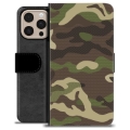 Funda Cartera Premium para iPhone 16 Pro Max - Camuflaje