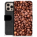 Funda Cartera Premium para iPhone 16 Pro Max - Granos de Café