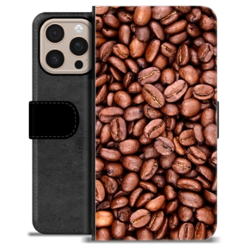 Funda Cartera Premium para iPhone 16 Pro Max - Granos de Café