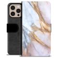 Funda Cartera Premium para iPhone 16 Pro Max - Mármol Elegante