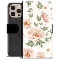 Funda Cartera Premium para iPhone 16 Pro Max - Floral