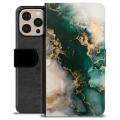 Funda Cartera Premium para iPhone 16 Pro Max - Mármol Jade