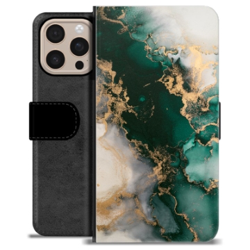 Funda Cartera Premium para iPhone 16 Pro Max - Mármol Jade