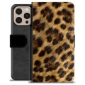 Funda Cartera Premium para iPhone 16 Pro Max - Leopardo