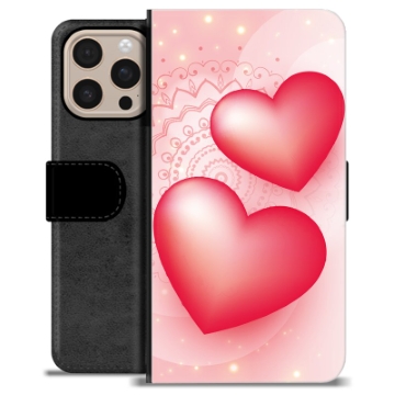 Funda Cartera Premium para iPhone 16 Pro Max - Amor