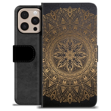 Funda Cartera Premium para iPhone 16 Pro Max - Mandala