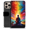 Funda Cartera Premium para iPhone 16 Pro Max - Meditación