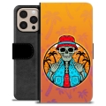 Funda Cartera Premium para iPhone 16 Pro Max - Verano Esquelético