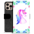 Funda Cartera Premium para iPhone 16 Pro Max - Unicornio