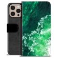 Funda Cartera Premium para iPhone 16 Pro Max - Ondas