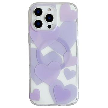 Funda híbrida magnética Pure Love para iPhone 16 Pro Max - Morado