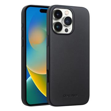 Funda MagSafe Premium Qialino para iPhone 16 Pro Max - Negro