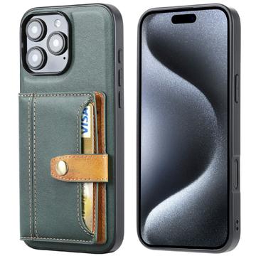 Funda con Cartera Retro Style para iPhone 16 Pro Max