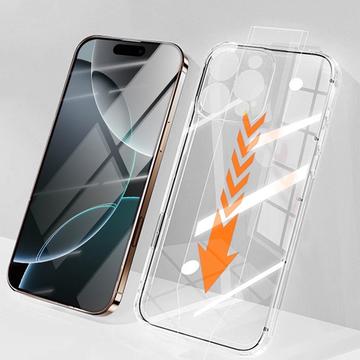 Kit de protección 2 en 1 Rurihai para iPhone 16 Pro Max - Transparente