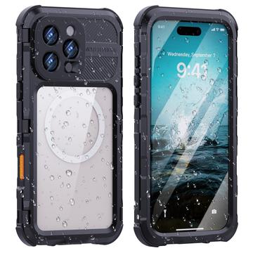 Funda resistente al agua IP68 Shellbox M Series para iPhone 16 Pro Max - Funda de inmersión compatible con MagSafe