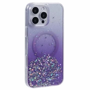 Funda MagSafe Sparkle Glow para iPhone 16 Pro Max - Morado