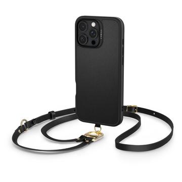Funda iPhone 16 Pro Max Spigen Cyrill Kajuk Classic Charm Mag con Correa - Negro
