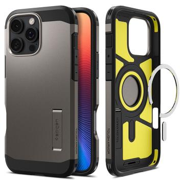 Carcasa Spigen Tough Armor Mag para iPhone 16 Pro Max - Plomizo