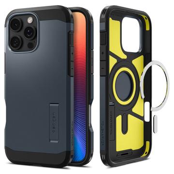 Carcasa Spigen Tough Armor Mag para iPhone 16 Pro Max - Gris Pizarra Metálico