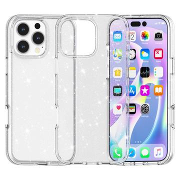 Funda Híbrida Stylish Glitter Series para iPhone 16 Pro Max