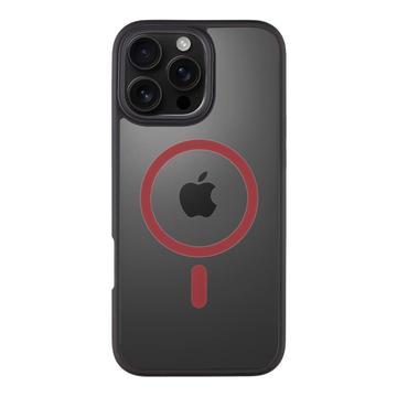 Funda MagSafe Tactical MagForce Hyperstealth 2.0 para iPhone 16 Pro Max - Negro / Rojo