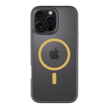 Funda MagSafe Tactical MagForce Hyperstealth 2.0 para iPhone 16 Pro Max - Negro / Amarillo
