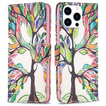 Funda Cartera Wonder Series para iPhone 16 Pro Max - Árbol de Colores
