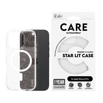 Funda iPhone 16 Pro PanzerGlass Care Star Lit - Compatible con MagSafe - Blanco