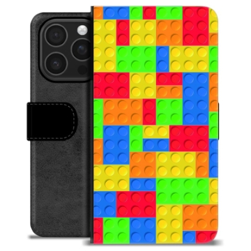 Funda Cartera Premium para iPhone 16 Pro - Bloques