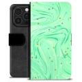 Funda Cartera Premium para iPhone 16 Pro - Menta Verde