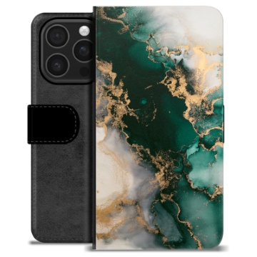 Funda Cartera Premium para iPhone 16 Pro - Mármol Jade