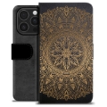 Funda Cartera Premium para iPhone 16 Pro - Mandala