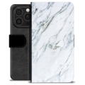 Funda Cartera Premium para iPhone 16 Pro - Mármol