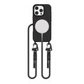Funda Tech-Protect MagNecklace MagSafe para iPhone 16 Pro - Negro