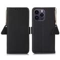 Funda con RFID para iPhone 16 Pro - Estilo Cartera