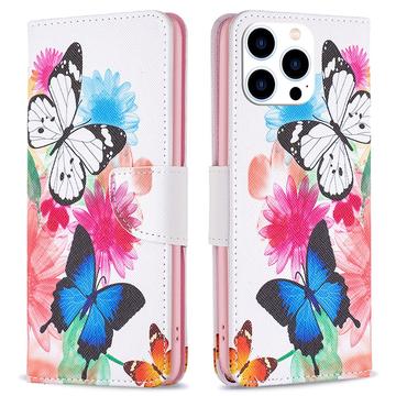 Funda Cartera Wonder Series para iPhone 16 Pro - Mariposas