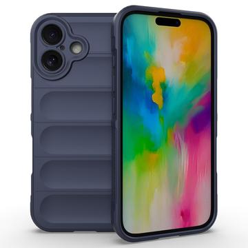 Carcasa de TPU Rugged para iPhone 16 - Azul Oscuro